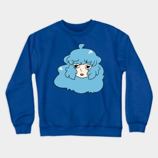 Blue Haired Girl Crewneck Sweatshirt